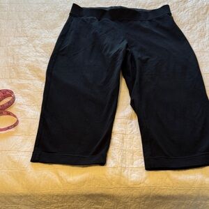 Lands End Stretch Knit Crop Pants Size XL